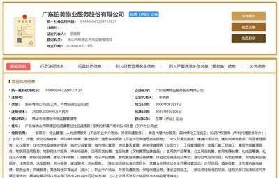 鉑美物業(yè)經(jīng)營(yíng)范圍新增職業(yè)中介活動(dòng)